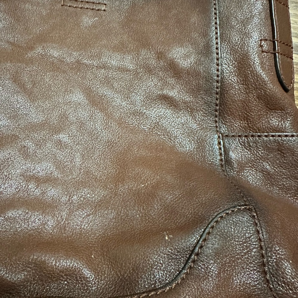 FRYE Leather Side Pocket Boho Purse - Picture 8 of 16